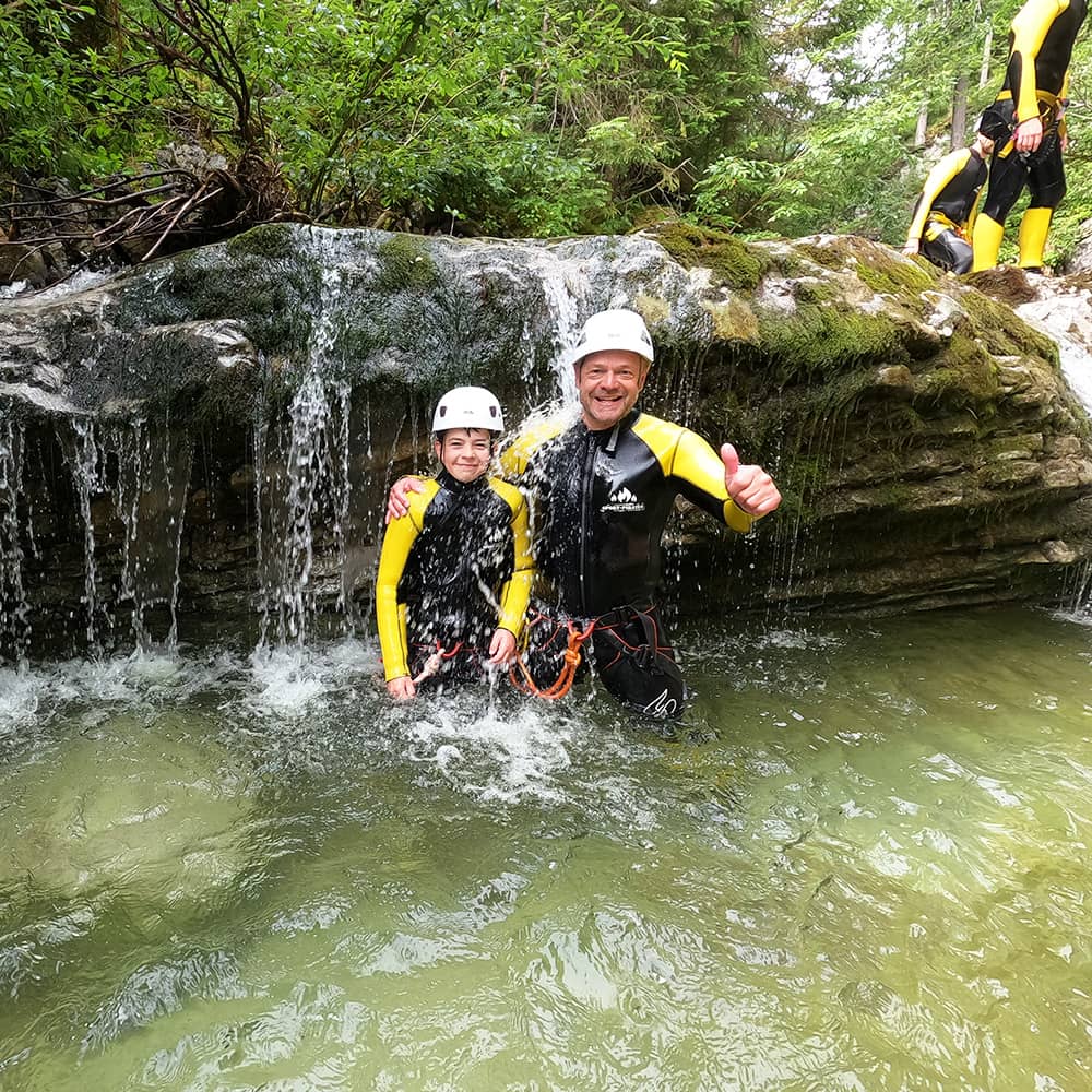 Familien Canyoning